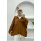 Oversize Pocket Shirt Brown