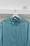 Oversize Shirt Turquoise