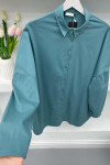 Oversize Shirt Turquoise