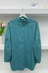 Oversize Shirt Turquoise