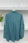 Oversize Shirt Turquoise