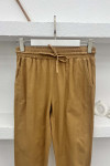 Trousers with Leg Detail Brown