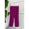 Folded Leg Trousers Plum