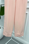 Folded Leg Trousers Pink