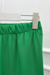 Folded Leg Trousers Green