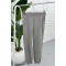 Elastic Leg Trousers Gray