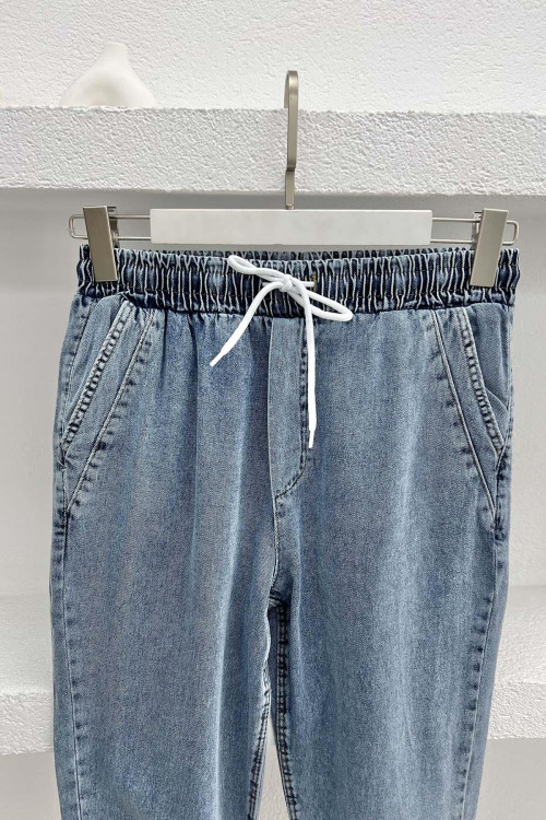 Tasseled Jeans Blue