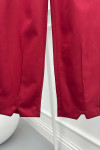 Slit Leg Trousers Claret Red