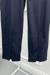 Slit Leg Trousers Navy Blue