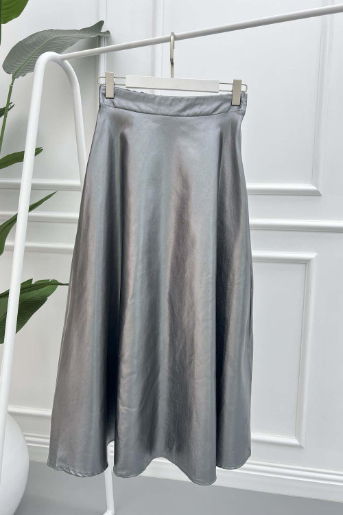 Shiny Skirt Silver