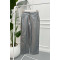 Shiny Plazzo Pants Silver