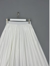 Pleated Skirt White