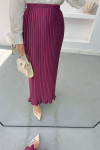 Pleated Skirt Plum