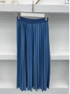 Pleated Skirt Petrol Blue