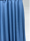 Pleated Skirt Petrol Blue