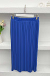 Pleated Skirt Set Blue