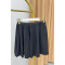 Pleated Shirt Skirt Underwear Black