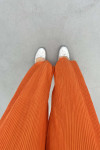 Pleated Trousers Orange