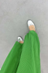 Pleated Trousers Green