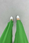 Pleated Trousers Green