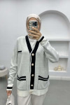 Pinterest Cardigan White