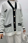 Pinterest Cardigan White