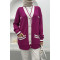 Pinterest Cardigan Fuchsia