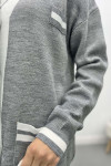 Pinterest Cardigan Gray