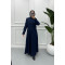 Polyviscon Abaya Navy Blue