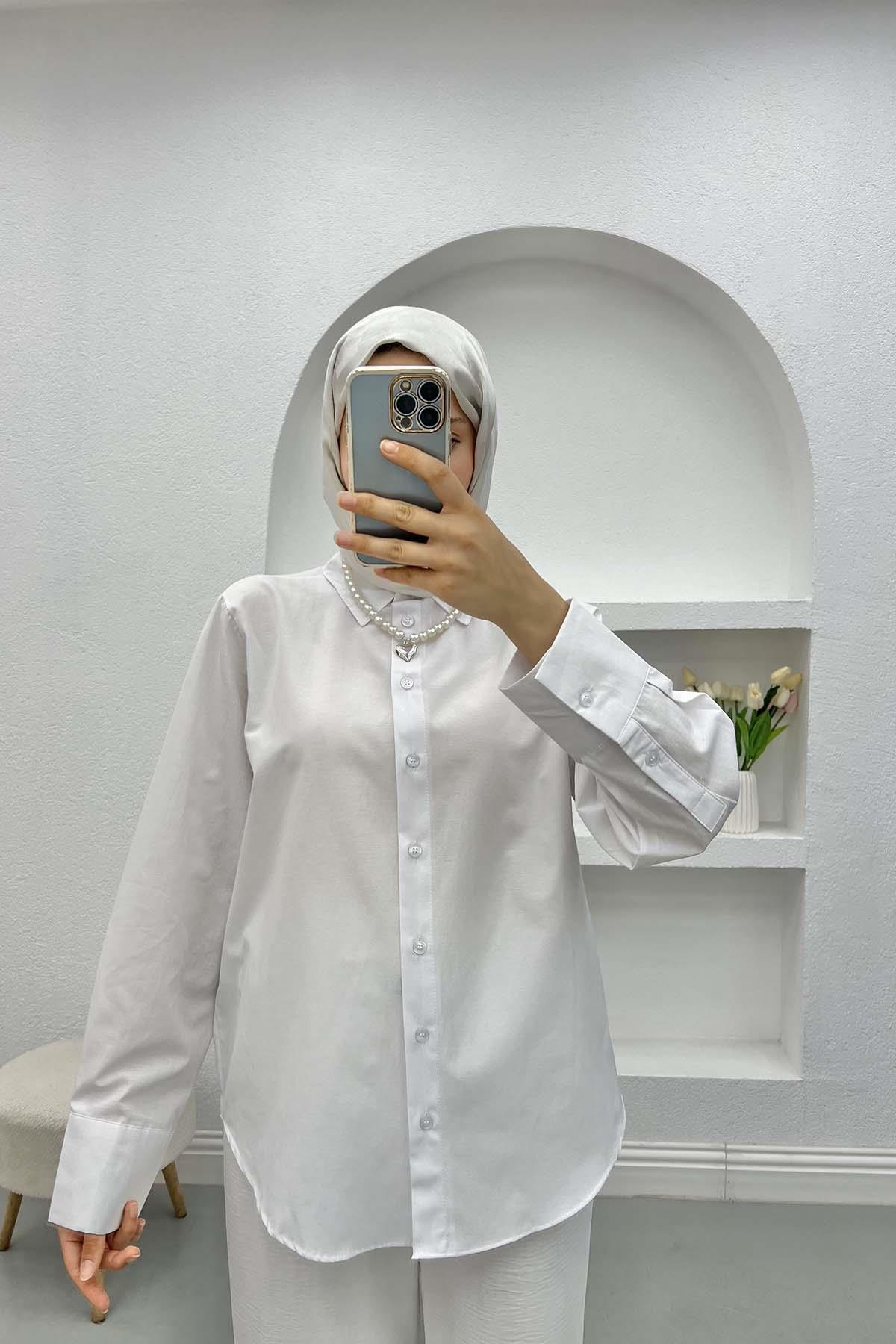 Poplin Shirt White