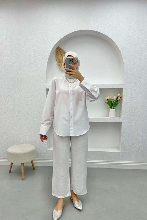 Poplin Shirt White