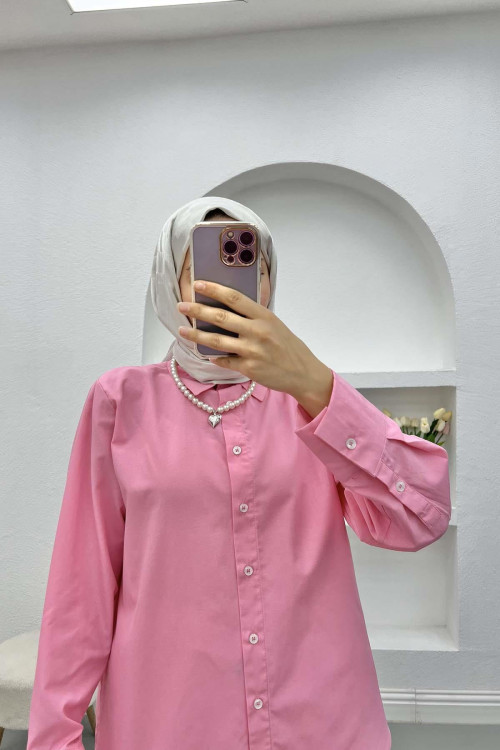 Poplin Shirt Pink