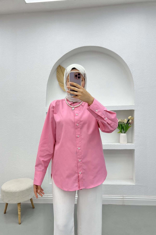 Poplin Shirt Pink