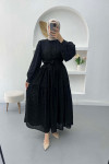 Tassel Viral Dress Black