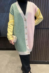 Colorful Knitwear Set Pink