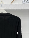 Hair Knitted Stone Knitwear Sweater Black