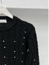 Hair Knitted Stone Knitwear Sweater Black