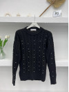 Hair Knitted Stone Knitwear Sweater Black