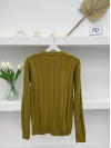 Hair Knitted Stone Knitwear Sweater Green