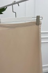 Satin Skirt Beige