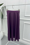 Satin Skirt Plum