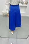 Satin Skirt Saxe Blue