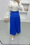 Satin Skirt Saxe Blue