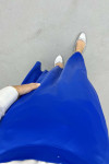 Satin Skirt Saxe Blue