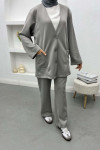 Scuba Jacket Set Gray