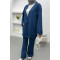 Scuba Jacket Suit Petrol Blue