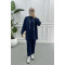 Oysho Suit Navy Blue with Glitter Detail