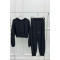 Soul Hooded Sweat Set Black