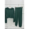 Soul Hooded Sweat Suit Emerald Green