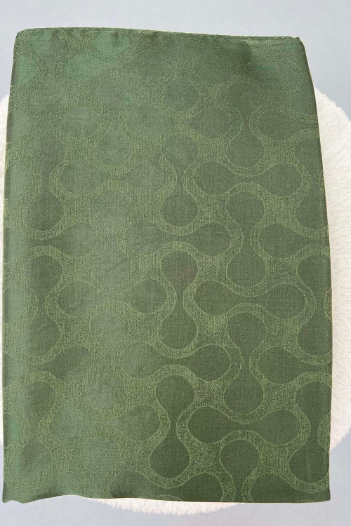 Water Drop Patterned Shawl Khaki